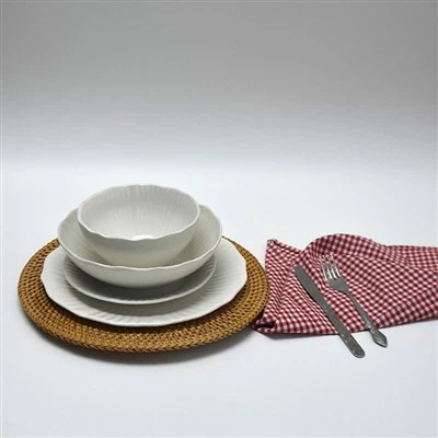 Blomma form porslin servisset